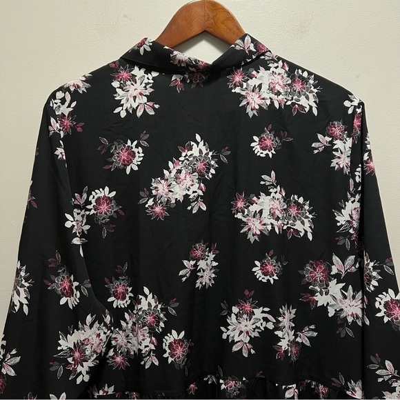 Addition Elle Michel Studio Lightweight Buttondown Floral MIDI Dress Size 20 - Picture 7 of 11